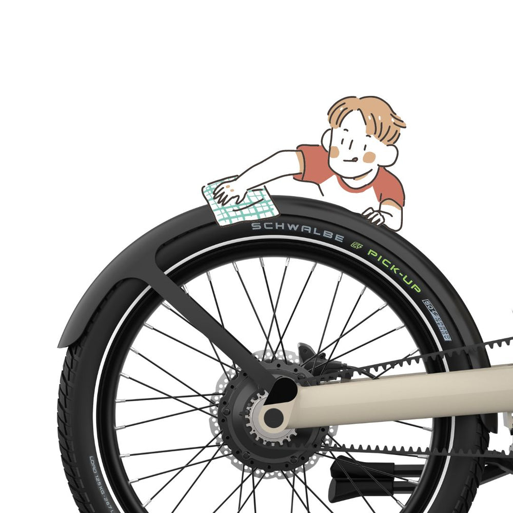 EOVOLT Afternoon – Rear mudguard 20 inch 