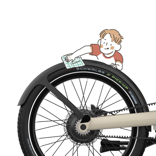EOVOLT Afternoon – Rear mudguard 20 inch 